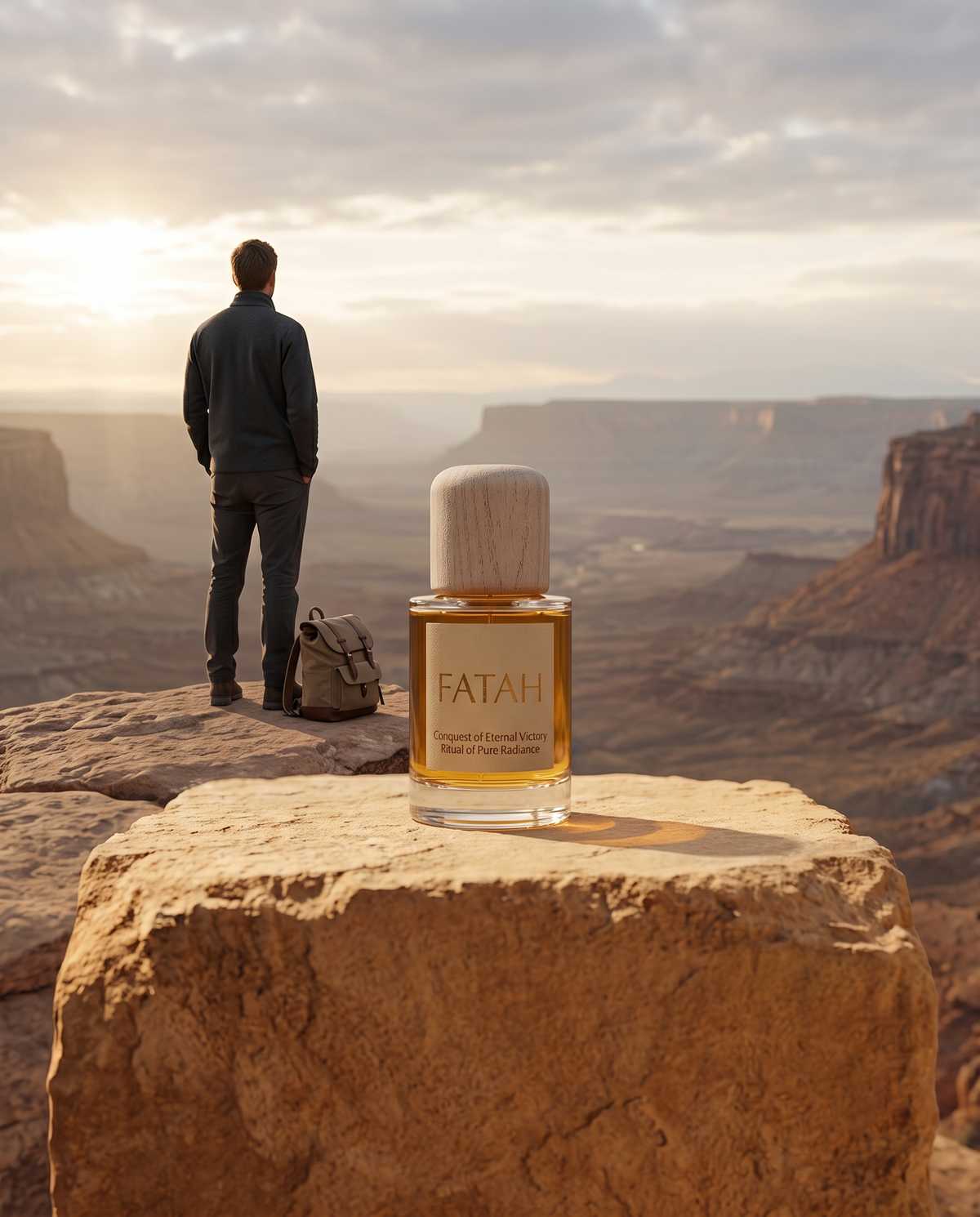FATAH Oud Perfume Unisex | Bold Woody Gourmand Extrait de Parfum | Ansar Oud