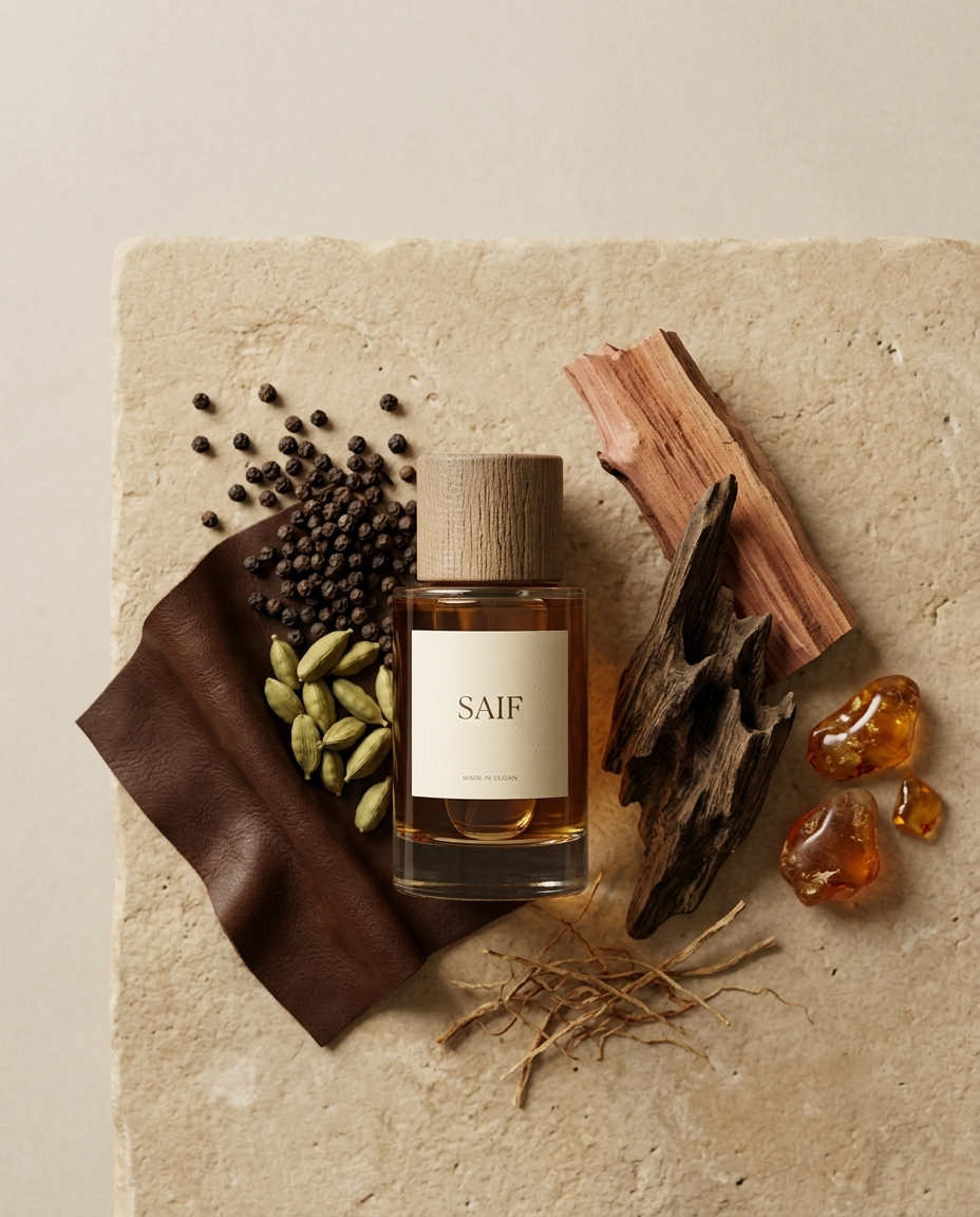 SAIF Oud Perfume for Men | Bold Oriental Woody Fragrance | Ansar Oud