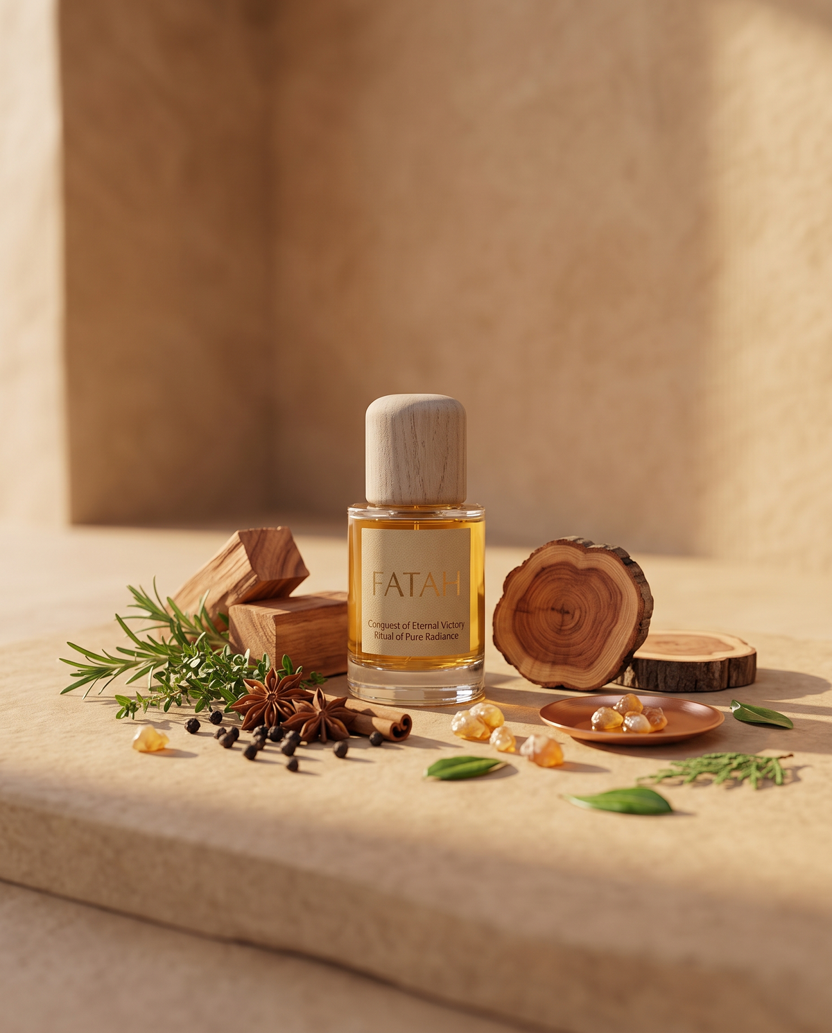 FATAH Oud Perfume Unisex | Bold Woody Gourmand Extrait de Parfum | Ansar Oud