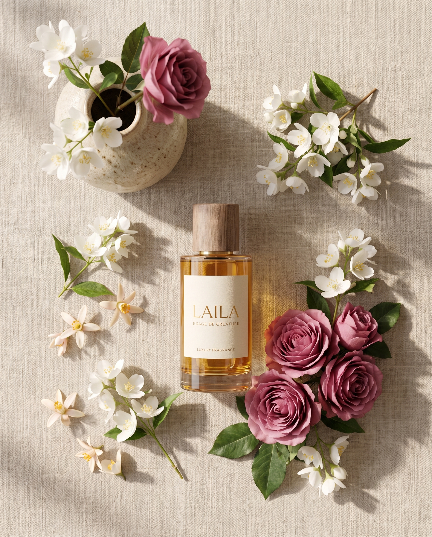 LAILA Perfume for Women | Floral Musk Extrait de Parfum | Ansar Oud