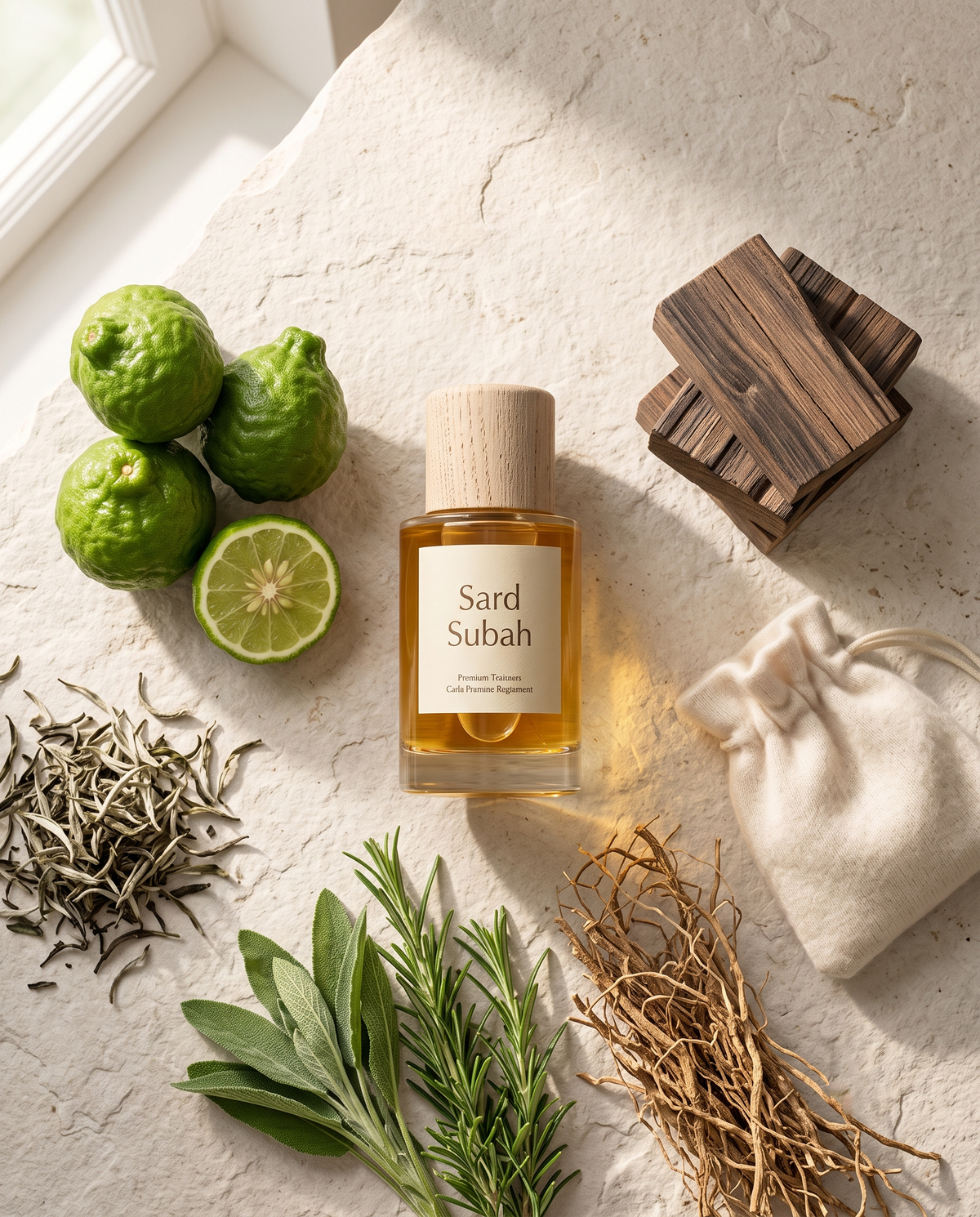 SARD SUBAH Unisex Perfume | Fresh Woody Aromatic Extrait de Parfum | Ansar Oud