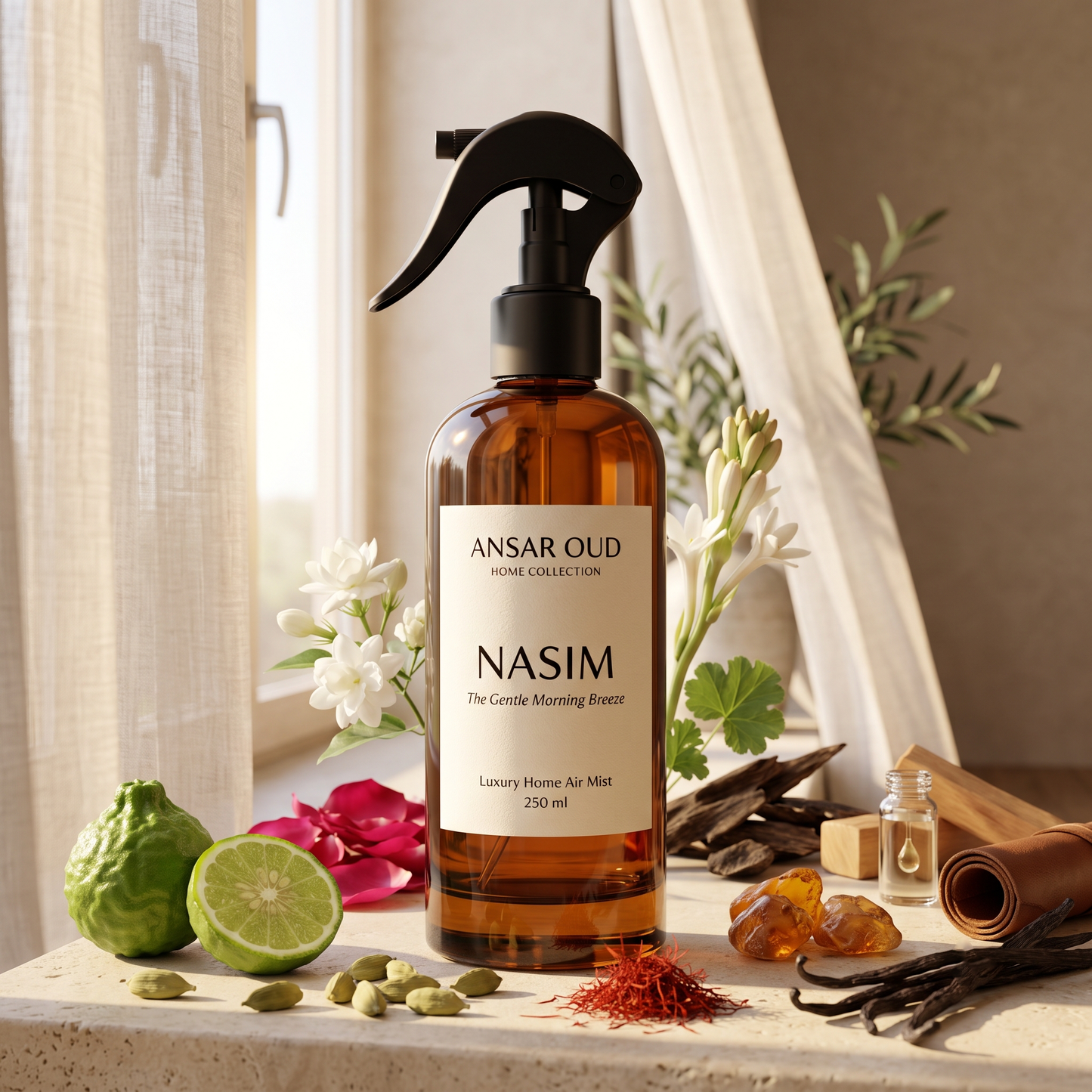 NASIM Premium Arabic Home Air Freshener | Fresh Breeze Fragrance | Ansar Oud