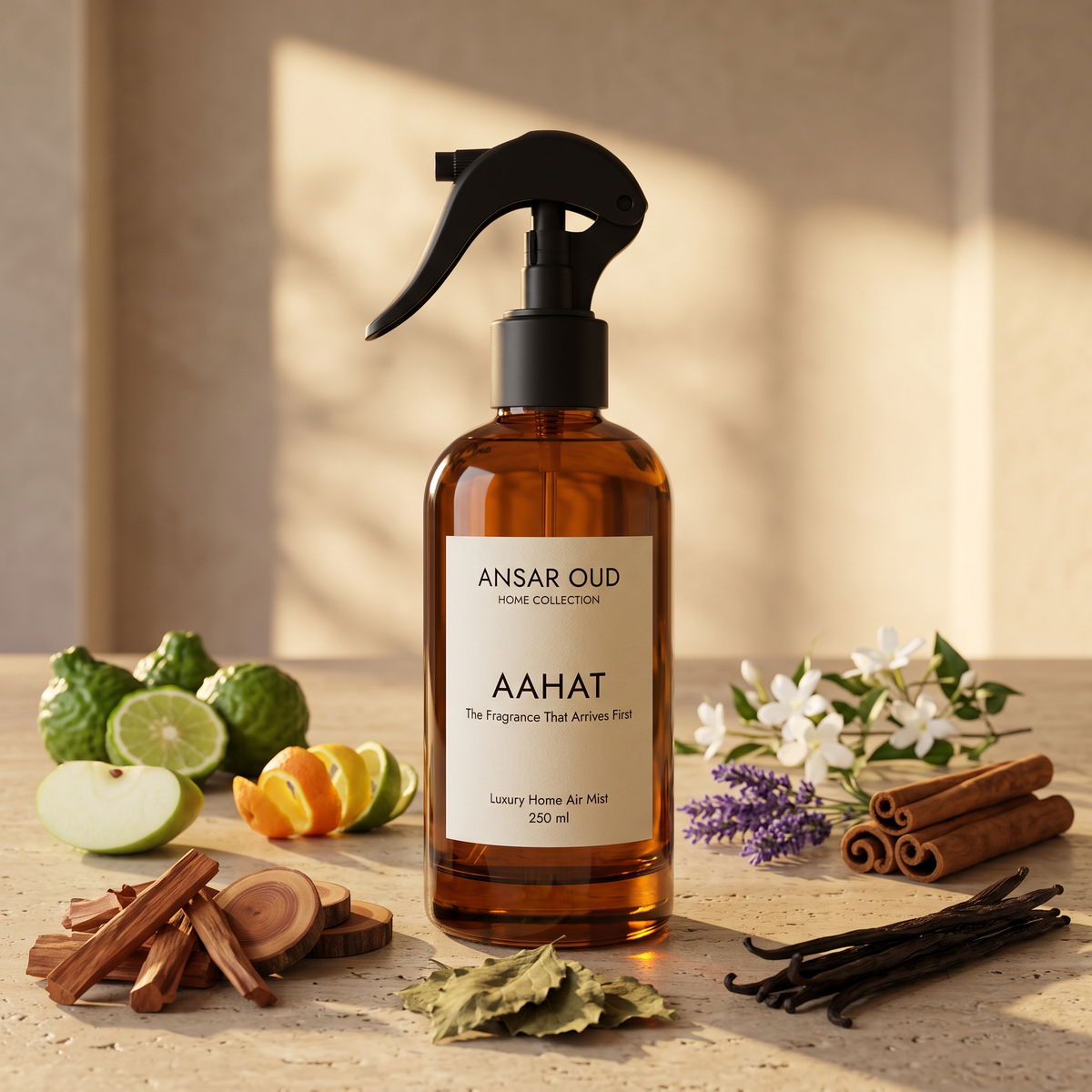 AAHAT Premium Arabic Home Air Freshener | Warm Welcome Fragrance | Ansar Oud