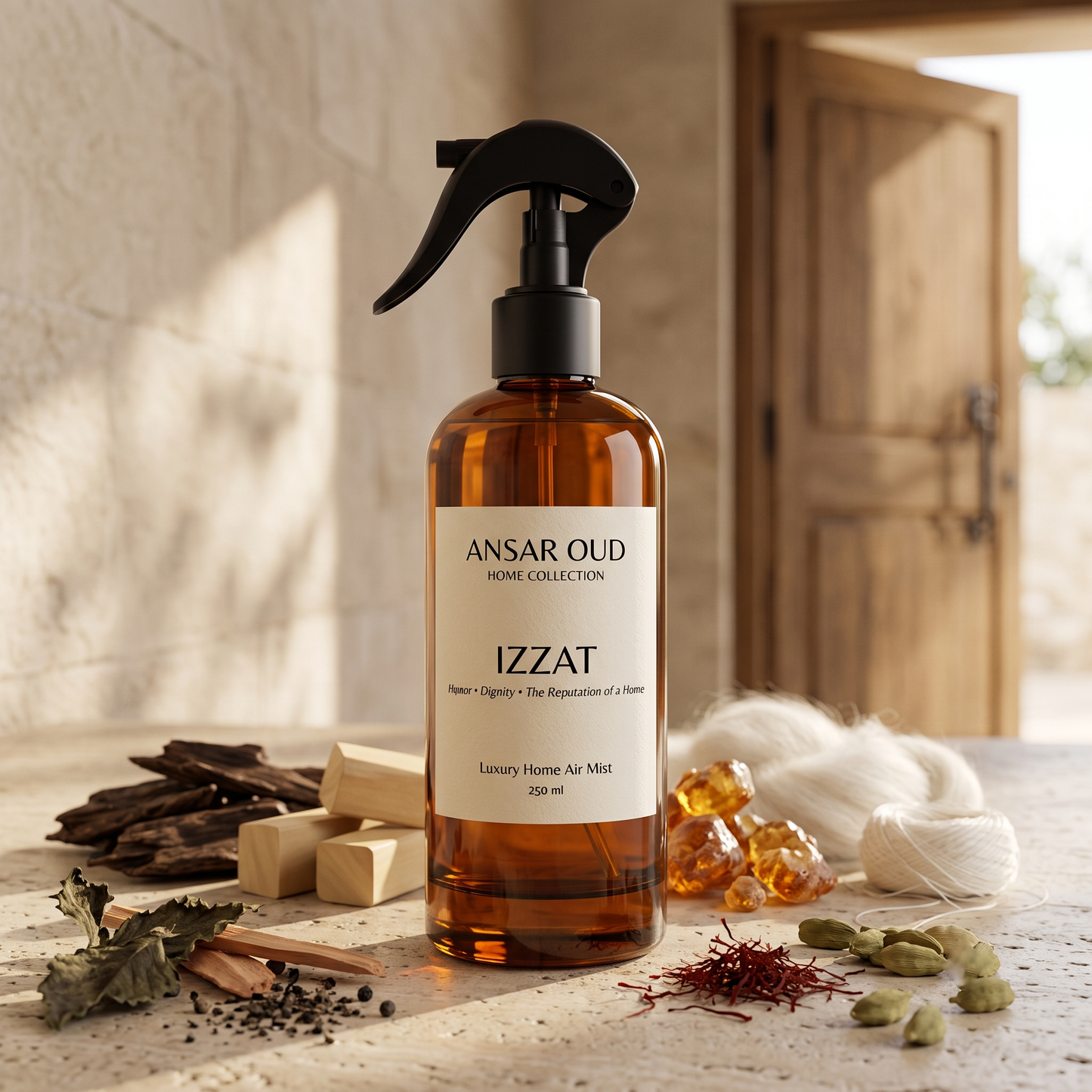 IZZAT Premium Arabic Home Air Freshener | Inspired by Honor | Ansar Oud